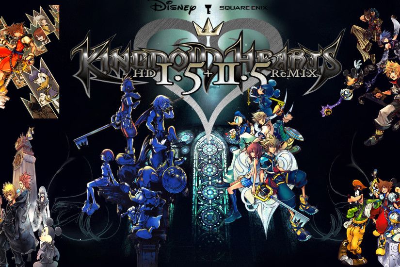 ... Kingdom Hearts 1.5 + 2.5 HD Remix Wallpaper by The-Dark-Mamba-995