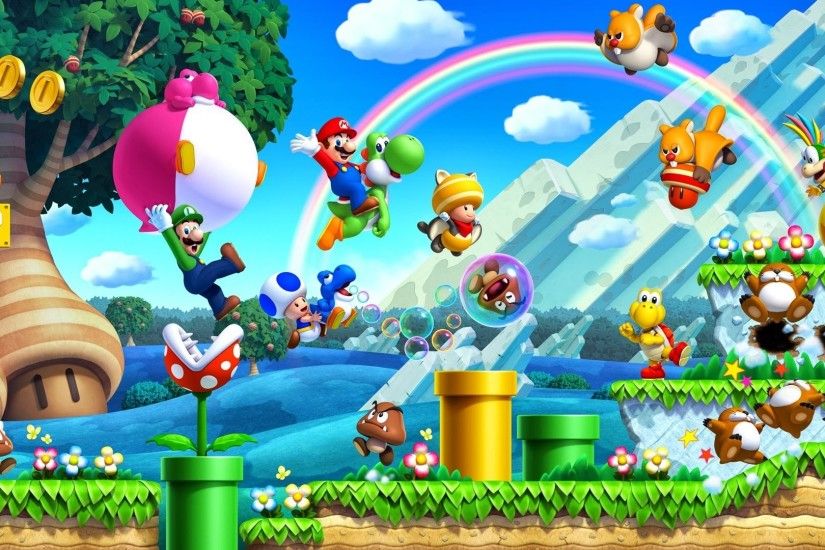 HD Wallpaper | Background ID:610486. 1920x1080 Video Game New Super Mario  ...