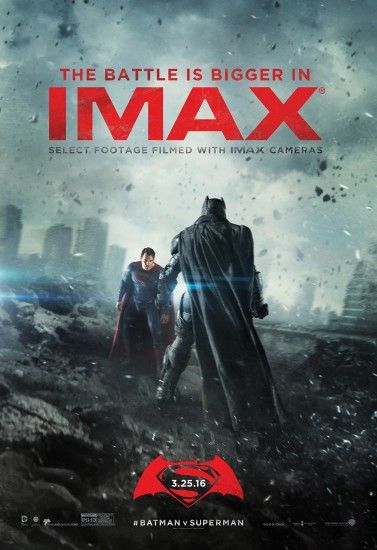 Batman v Superman Dawn of Justice IMAX poster