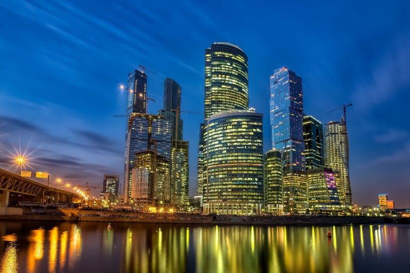 Moscow. Skyscrapers. Architecture | HD Wallpapers Â· 4K ...