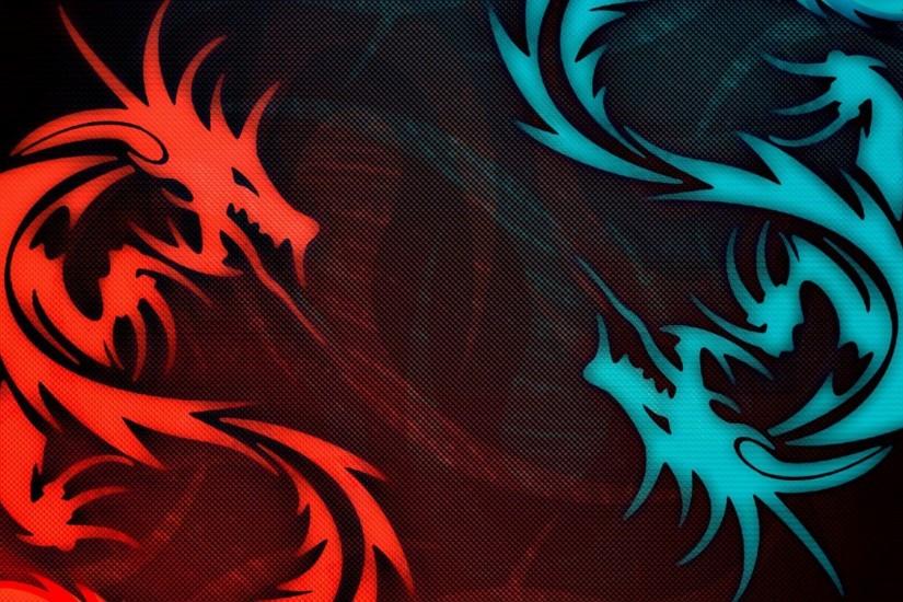 Water and fire dragons wallpaper #30521