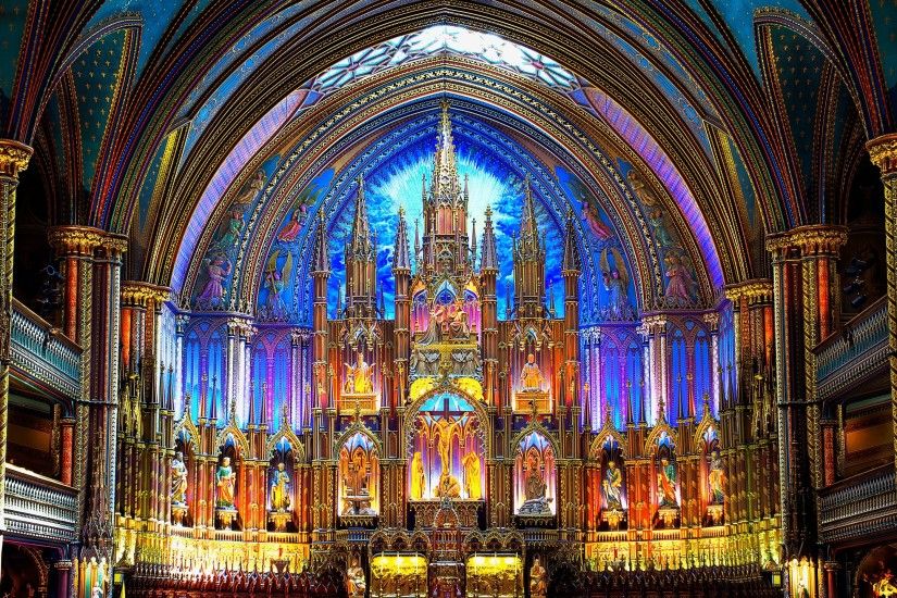 22 Notre Dame Basilica in Montreal HD Wallpapers | Backgrounds - Wallpaper  Abyss