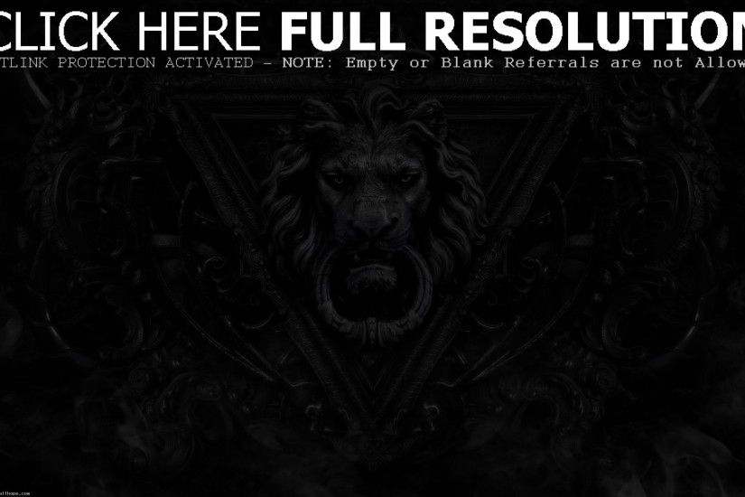 Gothic computer wallpaper | Gothic Desktop Background-3D Dark Monster lion  wallpaper
