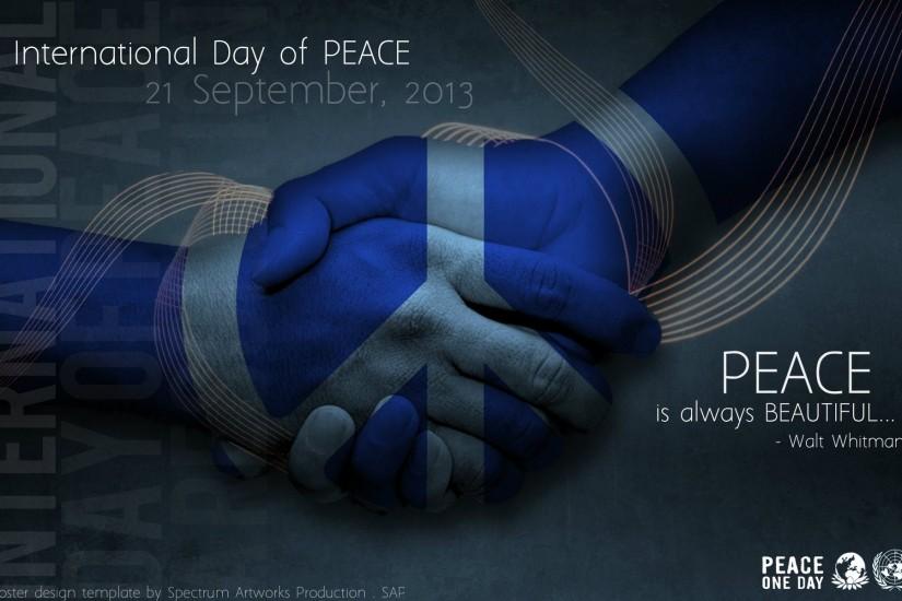 HD Wallpaper: International Day of Peace