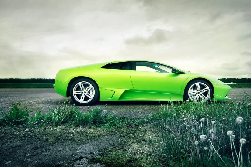 awesome green car wallpaper 32620