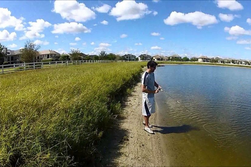 Largemouth Bass Fishing - Boynton Beach, Florida (10.18.2013)