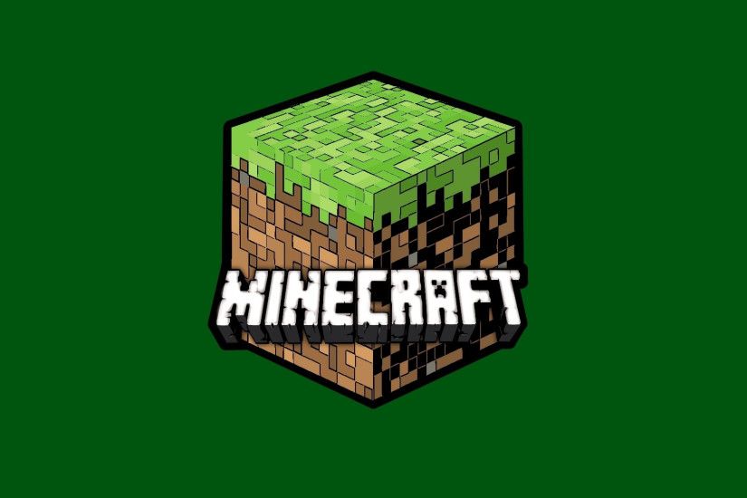 Preview wallpaper minecraft, cube, ground, name, font 3840x2160