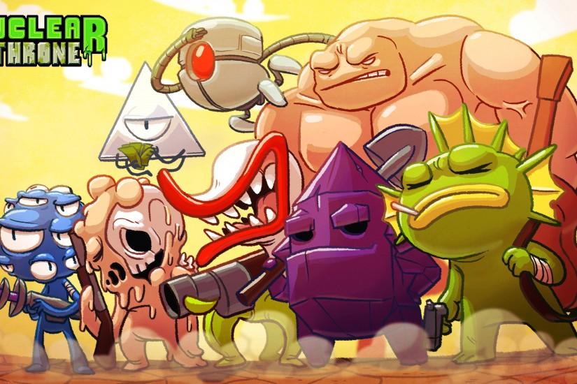 NUCLEAR THRONE action sci-fi family cartoon fighting apocalyptic wallpaper
