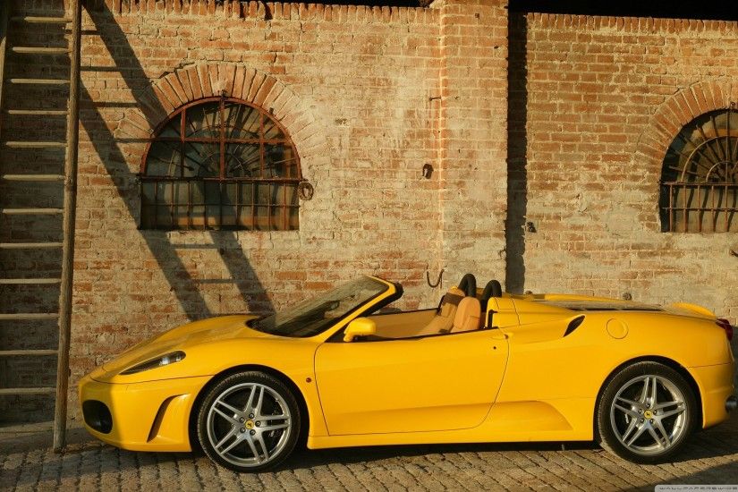 2005 Ferrari F430 Spider - Yellow - Side - 1600x1200 Wallpaper ...