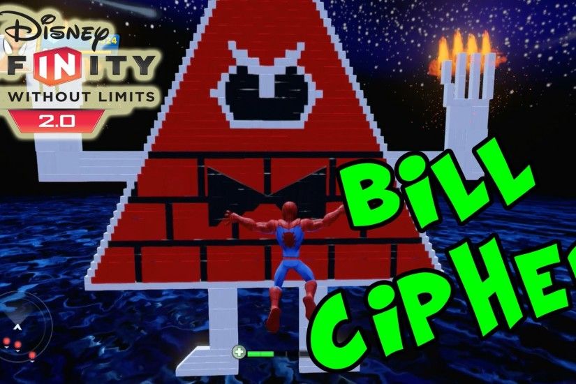 Disney Infinity 2.0 Toy Box Bill Cipher (Angry Bill Sends Waves Of Enemies)