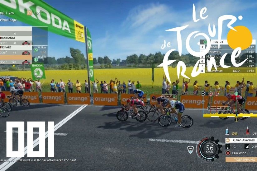 Tour de France 2016 [PS4] #001 - Stage 1 Start of the Tour 2016 [HD+] -  Let's Play