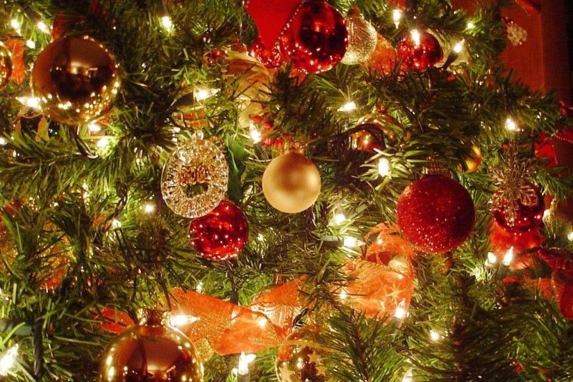 3840x2160 Wallpaper christmas tree, christmas decorations, garlands, new  year, celebration