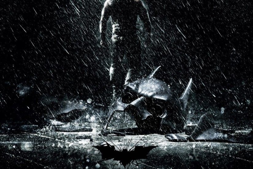 Batman movies rain masks Batman The Dark Knight Rises / Wallpaper