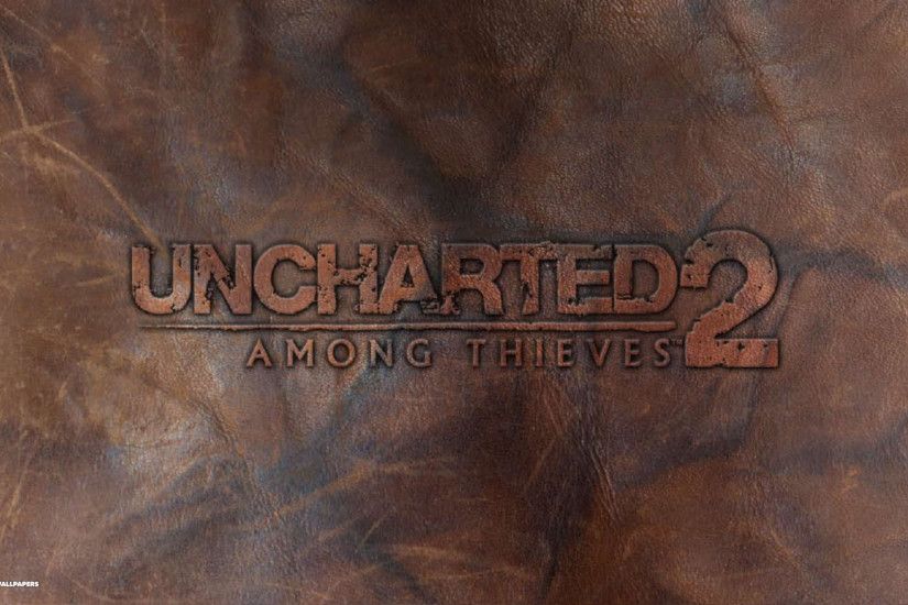 uncharted 2 among thieves leather logo 1920x1080