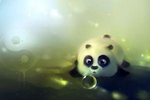 panda wallpaper 1920x1080 notebook