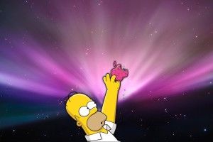 Homer Apple Wallpaper 2560x1600 for iPad Pro