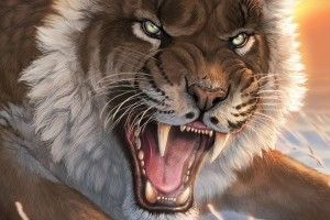 widescreen Saber Tooth Tiger Wallpaper 1920x1080 images