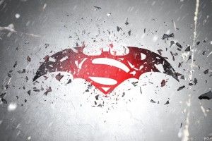 gorgerous Superman and Batman Logo Wallpaper 2560x1600