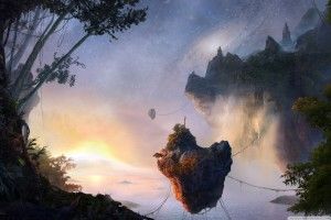 Floating Island Wallpapers 2560x1600 for xiaomi