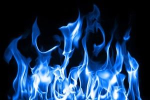 Blue Fire Wallpaper 2560x1920 for iPad