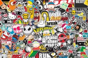 Stickerbomb Wallpapers 1920x1080 for 4K monitor