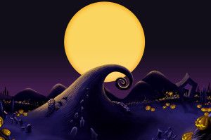 widescreen The Nightmare Before Christmas Wallpapers 1920x1200 for htc