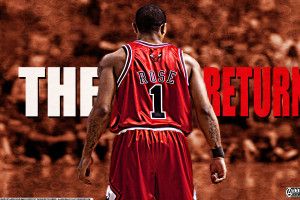 large Derrick Rose Return Wallpaper 1920x1200 for tablet