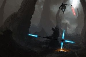 widescreen Star Wars Lightsaber Duel Wallpaper 1920x1200 images