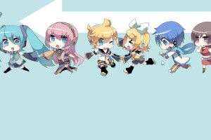 Vocaloid Chibi Wallpaper 1920x1080 Desktop