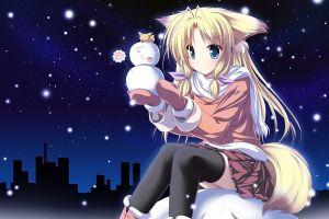 new anime christmas wallpaper 1920x1200 for desktop