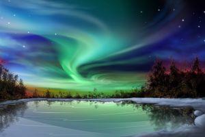 aurora borealis wallpaper 1920x1200 lockscreen