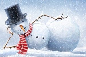 Snowman Desktop Backgrounds 2560x1600 for 4K