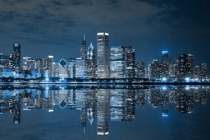 most popular Chicago Skyline Background 2560x1600 Phone