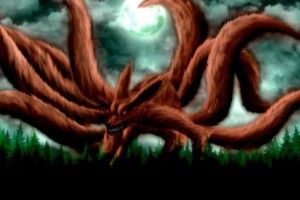 free download Naruto Nine Tailed Fox Wallpaper 2400x1200