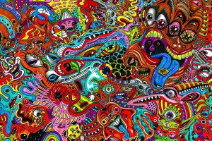 Psychadelic Background 1920x1200 iPad