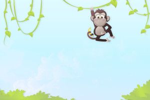 beautiful Cartoon Monkey Wallpapers 1920x1200