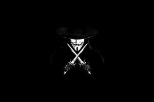 vertical V for Vendetta Wallpaper HD 1920x1200