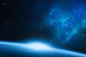 large blue space wallpaper 1920x1080 for iphone 5s