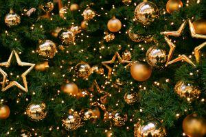 large christmas tree wallpaper 2560x1600 high resolution