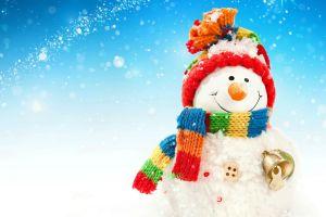 top snowman background 2560x1600 ipad pro