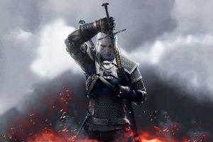 witcher wallpaper 2880x1800 lockscreen