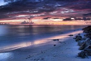 Beach at Night Wallpaper 1920x1080 for 4K monitor