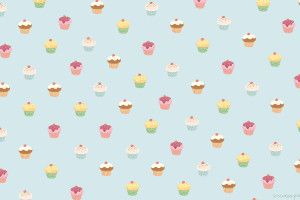 popular Cute CuPCake Background 1920x1200 iPad