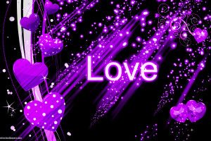 widescreen Love Purple Wallpaper 1920x1200 for iphone 6