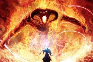 large Balrog Wallpaper 2500x1370 for htc