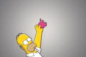gorgerous Homer Simpson Mac Wallpaper 1920x1200 for iphone