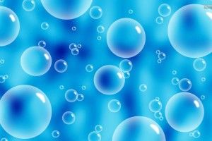 full size Blue Bubble Wallpaper 1920x1200
