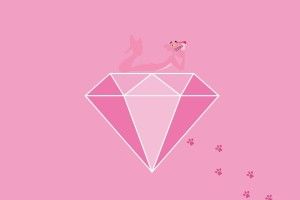 large Pink Panther Background 1920x1080 Mobile
