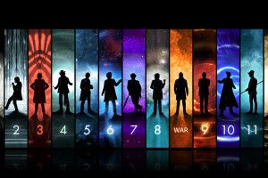 Doctor Who Wallpaper Tardis All Doctors 2560x1440 for android tablet
