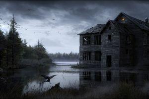widescreen spooky wallpaper 1920x1080 for iPad 2